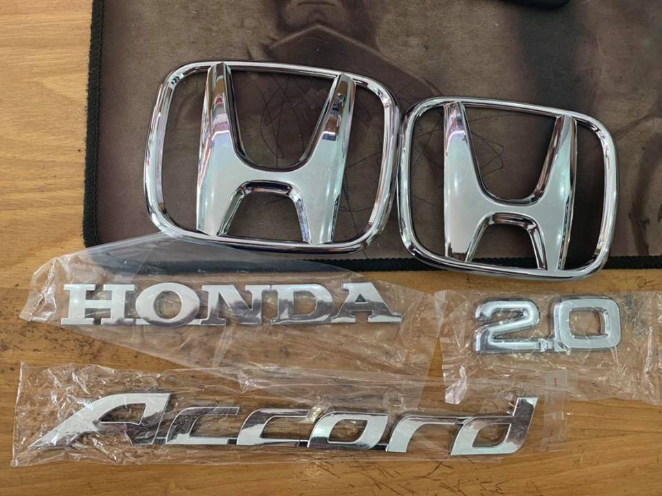  Logo trước sau và chữ dán cho Honda Accord